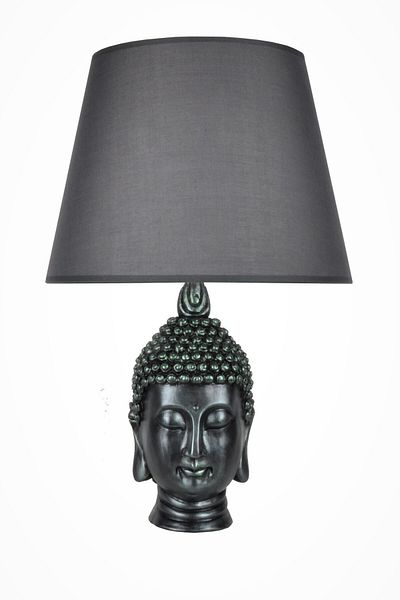 Qdec Green Gray Modern Design Large Buddha Lampshade