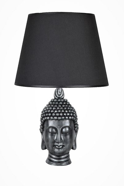 Qdec Black Silver Modern Design Large Buddha Lampshade
