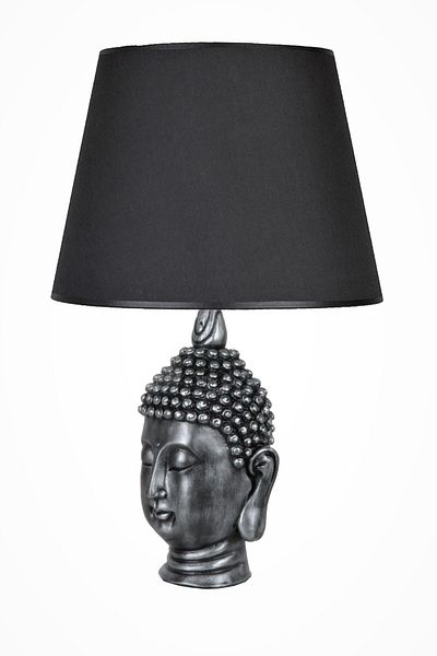 Qdec Black Silver Modern Design Large Buddha Lampshade