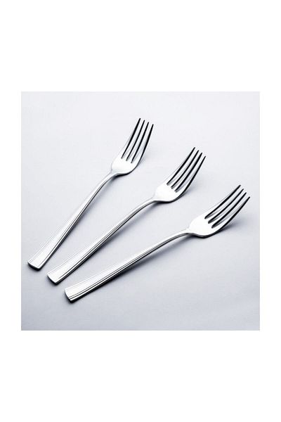 Nehir Katre Plain 6-Piece Dinner Fork Set