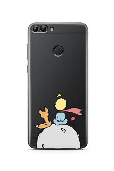 Spoyi Küçük Prens Tasarım Süper Şeffaf Silikon Telefon Kılıfı Huawei Psmart 2018