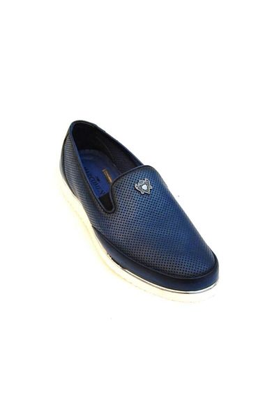 MARCOMEN Men's Blue Shoes