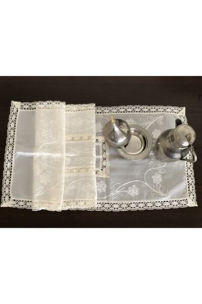 sutra Badem Dantel Salon Takımı