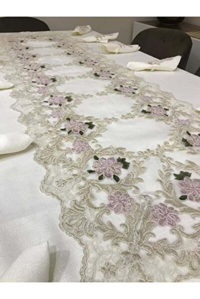 bursa çeyiz Gülendam 26 Parça Ağır Fransız Dantelli Yemek Takımı