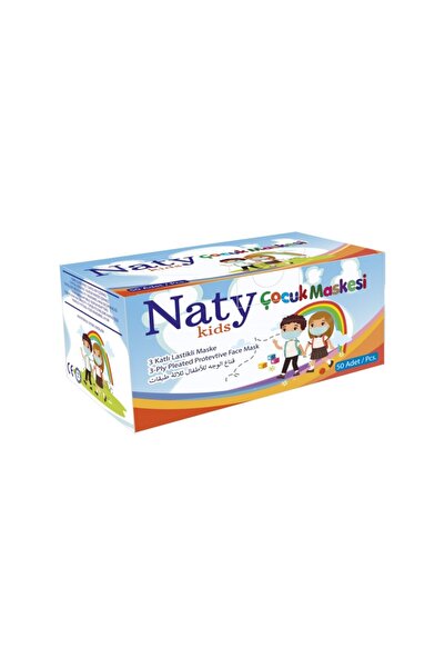 Naty Care Naty 50 Adet Çocuk Cerrahi Tipi Çocuk Maskesi