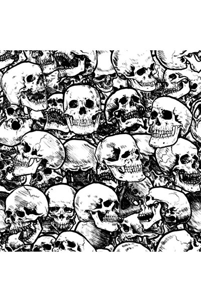 Buffalo Deads Biker Buff Mask Εξωτερικός γιακάς λαιμού Unisex Bandana