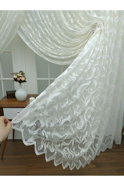 Esse Home Kdk ستارة تول منقوشة محبوكة، 100x260، كرافوز، 1/4