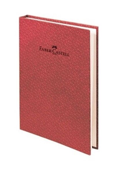 Faber Castell Faber Bamboo Series A6 Hardcover Notebook Red400807 /