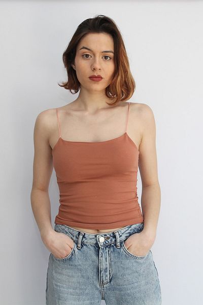 Rosse Butik Дамско бюстие с презрамки и цвят на лук