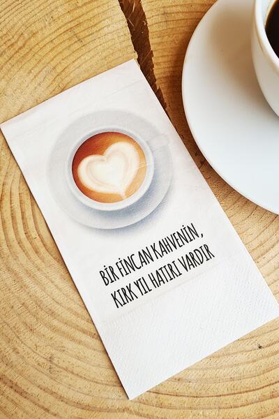 PEKSHOP Sunum Peçetesi - Kahve Yanı Sunum Peçetesi