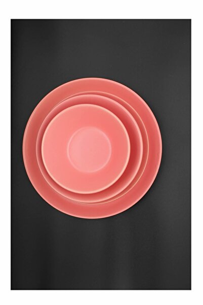 Tutku Hitit 16 Parça Pembe Yemek Takımı