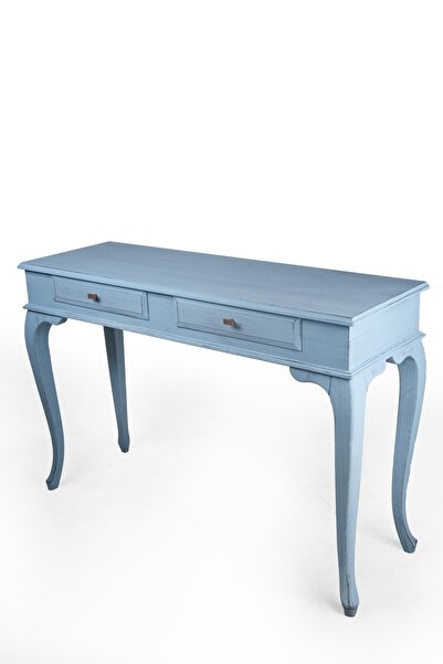 ROYS AHŞAP Açık Mavi Ahşap Eskitme Dresuar 2001