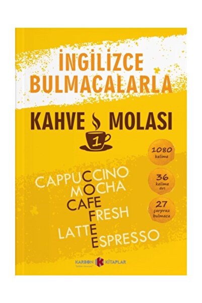 Karbon Kitaplar Ingilizce Bulmacalarla Kahve Molası -1 Alev Yıldırım - Alev Y...