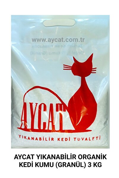 AYCAT Yıkanabilir Kedi Kumu (granül)