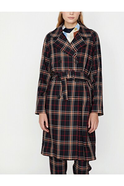 Koton Dámský trenčkot v námořnické modré 9KAK05504UW