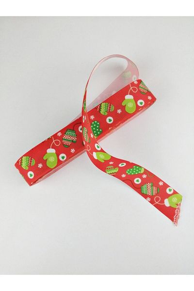 Hobigram Κόκκινο γάντι με μοτίβο Grosgrain κορδέλα 2,5 cm 2 μέτρα – Κορδέλα, Κομψό Σχέδιο, Γυναικείο Αξεσουάρ – Ku