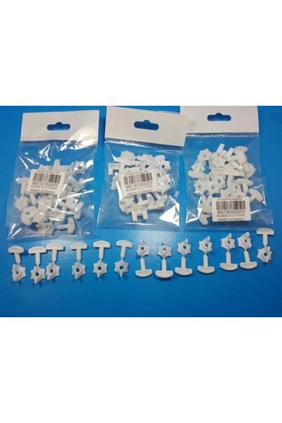 hagiki Model Fluture Alb Opritor Buton Cortina 15 Bucuri
