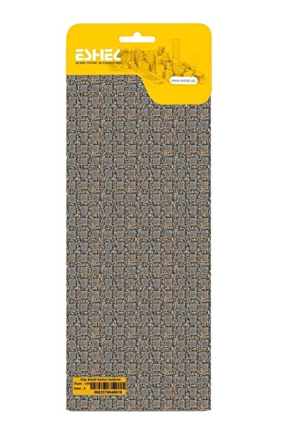Eshel Maket Küp Şekilli Karton Kaldırım 1-50 Ölçek 3'lü