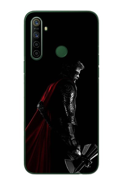 Spoyi حافظة هاتف من السيليكون الشفاف بتصميم الأسد النيون لهاتف oppo Realmi 5i
