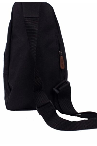 SEVENTEEN 2213 Μαύρο Badybag Σακίδιο πλάτης και τσάντα στήθους