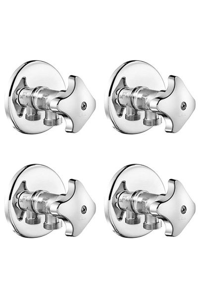 Eca 4 Pieces Filtered Toilet Bidet (intermediate) Tap with Rosette 128