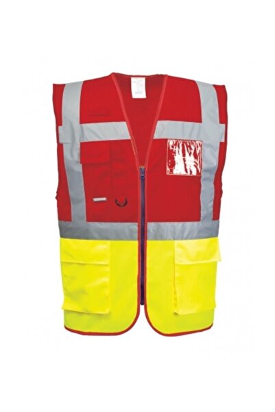 PORTWEST سترة التحذير - سترة المهندس