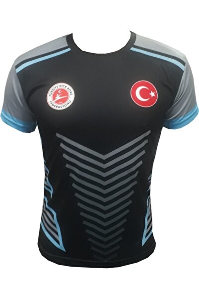 YiğitSpor Unisex Siyah Boks & Kickboks  Günlük Antrenman Tişörtü