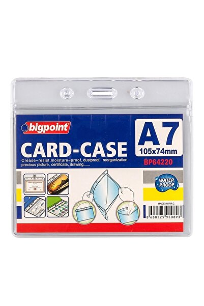 Bigpoint Τσάντα καρτών A7 με οριζόντιο κλείδωμα - 105x74mm Σετ 10 τεμαχίων