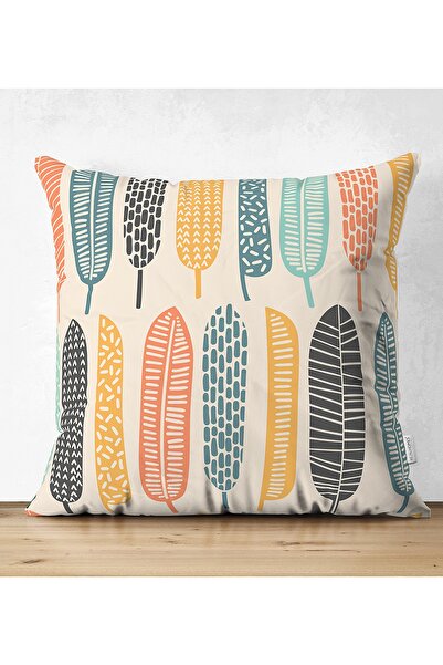 Realhomes غطاء وسادة مزخرف بتصميم خاص مطبوع رقميًا على الوجهين من جلد الغزال