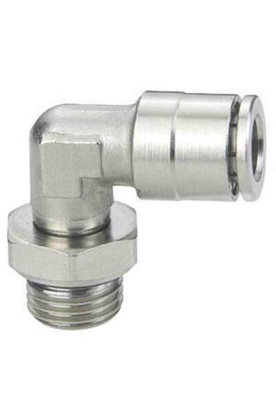 Genel Markalar Skyce Pnömatik Metal Dirsek Erkek Rekor 1/4x4 Mm