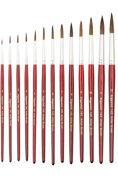 Bigpoint 145 Series Pony Hair Round Brush No: 1 1 Piece