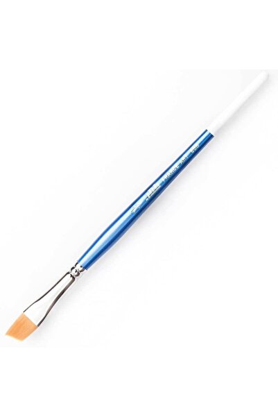 Pebeo 888 12 Златна синтетична четка с къса дръжка и страничен разрез