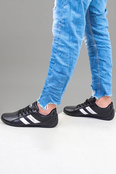 Pierre Cardin Men's Black Casual Sports Shoes (pc-30490)
