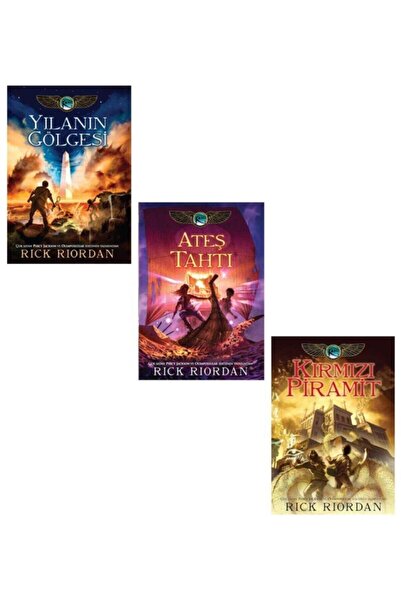 Doğan Kitap Kane Günceleri 3 Kitap Set / Ateş Tahtı - Kırmızı Piramit - Yılanın Gölgesi