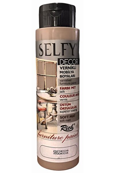 Rich Selfy Decor Kendinden Vernikli Boya 852 Mocha 500 Cc