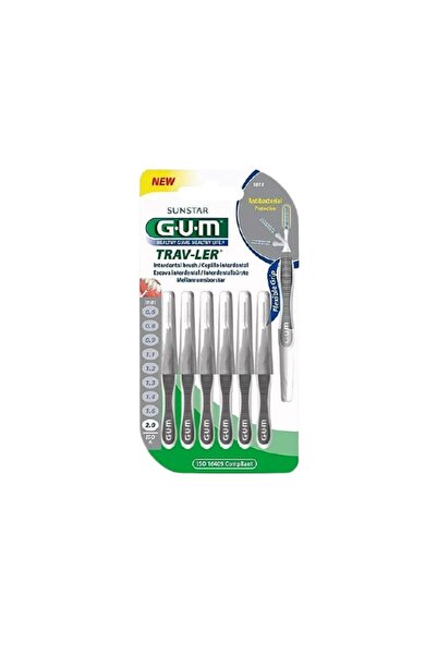 Sunstar GUM Grey Gum Trav-ler Periuță interdentară Interdental Brush 2.0 mm 1618