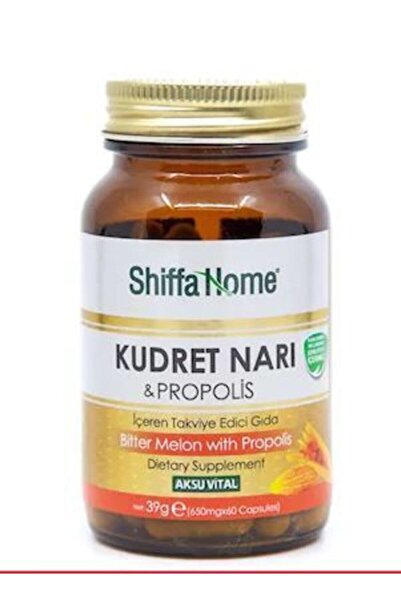 Shiffa Home Aksu Vital Kudret Narı / Propolis 60 Kapsül