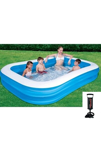 BESTWAY Büyük Boy Şişme Havuz  211x132x46cm+Pompa 12819
