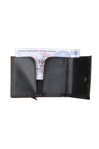 Ozka Leather Collection Özka Δερμάτινο Κεντημένο Πορτοφόλι Μηχανισμού (ΚΑΛΟΚΑΙΡΙΝΟ)