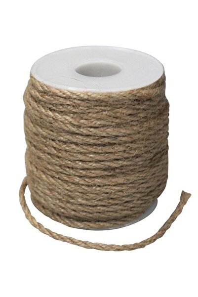 Doğalsan Tarım Jüt Halat Hasır İp 3 mm 10 Metre