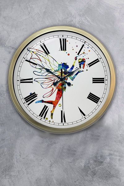 Kasva Concept Cadou 40 Cm Ceas de Perete Metal Dinți Antic