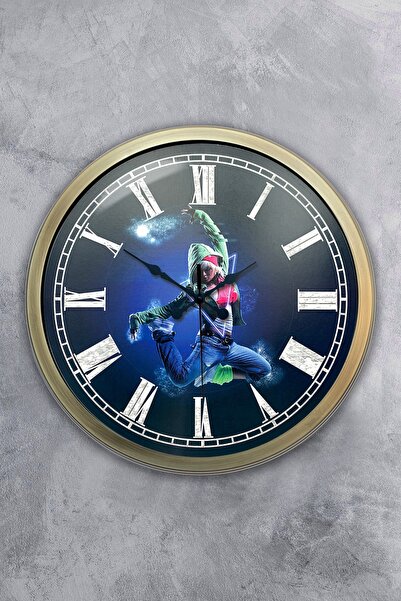 Dream Gift هدية ساعة حائط معدنية عتيقة للرقص مقاس 40 سم