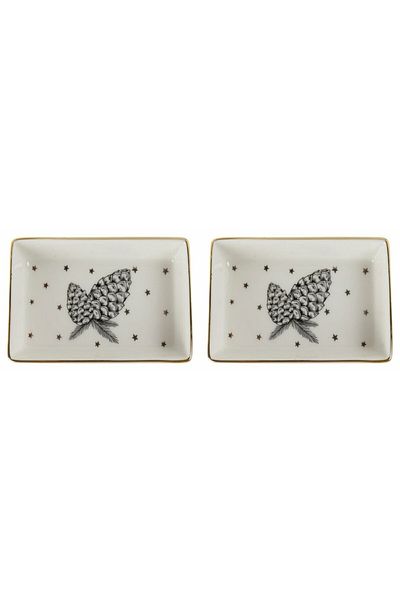 Porland Forest Breakfast & Appetizer Plate 11cm Set of 2