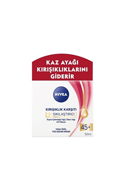NIVEA 45+ Yaşa Özel Yüz Bakım Kremi Kırışık Karşıtı