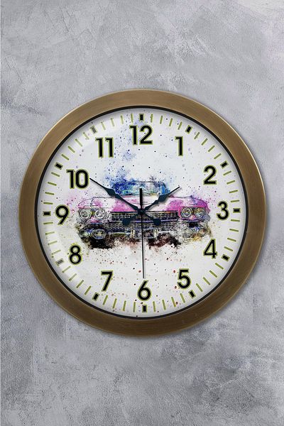 Kasva Concept Antique Metal Nostalgia Wall Clock 36 cm