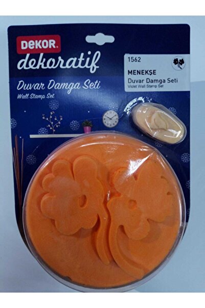 Dekor Menekşe Duvar Damga Seti