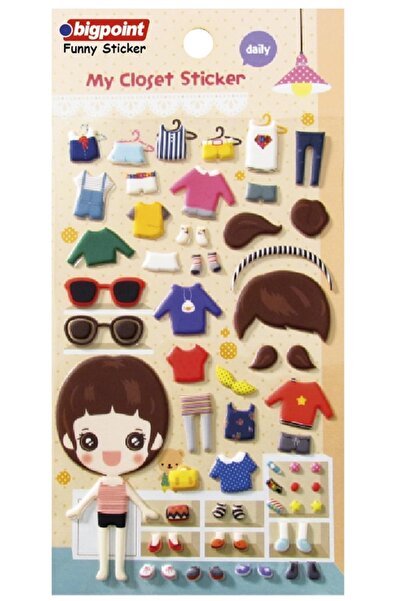 Bigpoint Αυτοκόλλητο Ετησίως Ενδελεχόμενο Ρούχο Χρήσης