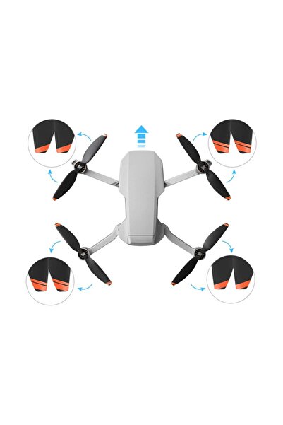 DJI Mini 4k / Mini 2 / Mini Se Düşük Gürültülü Pervane 4'lü