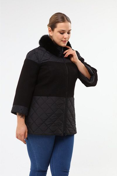 Cristina Furry Cashmere Coat