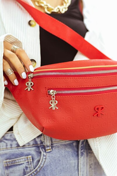 NanoBag Geantă de talie din piele artificială pentru femei Polo Of Colors